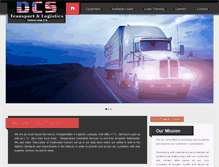 Tablet Screenshot of dcstransport.com